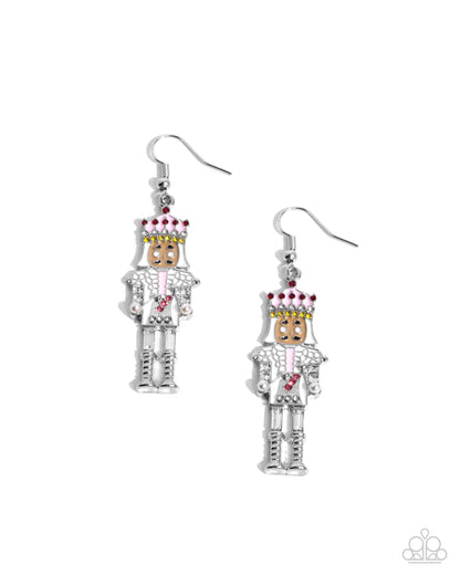 Nutcracker Nostalgia - Multi Fishhook Earrings - Paparazzi Accessories