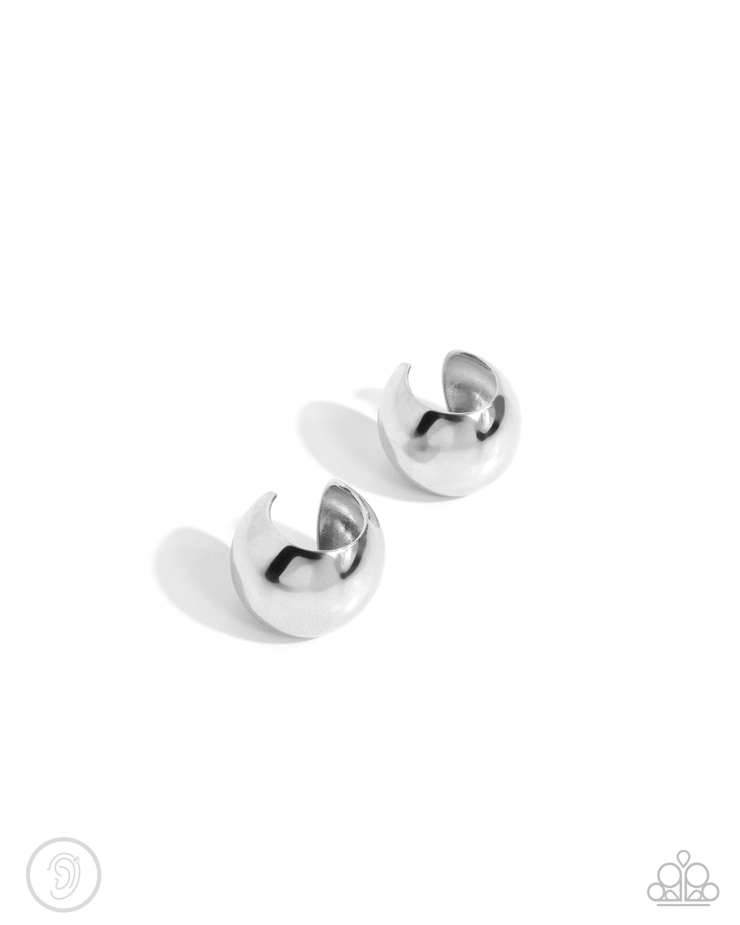 American CURL - Silver Cuff Earring