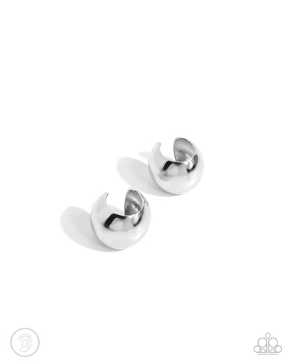 American CURL - Silver Cuff Earring