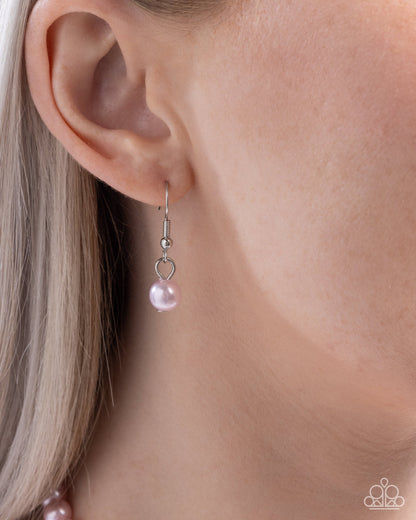 All Over TON - Pink Pearl Necklace - Paparazzi Accessories