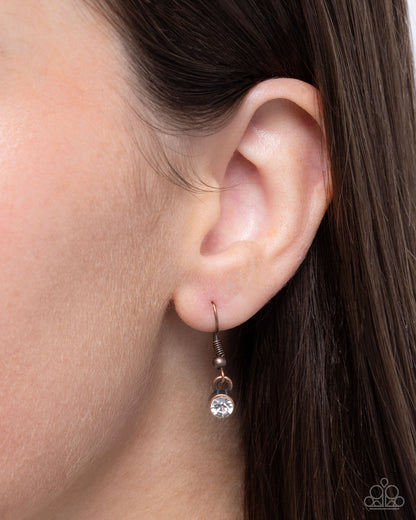 Infinity Institute - Copper Necklace - Paparazzi Accessories