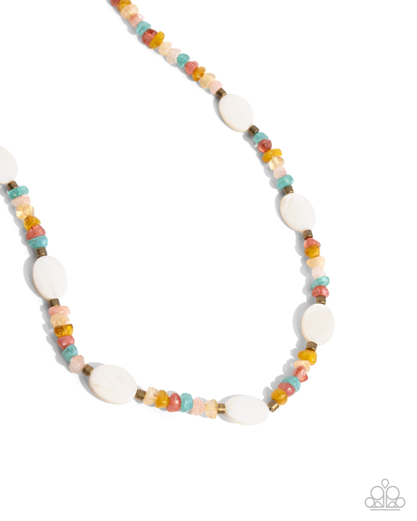 Complete Look - "Coastal Cheerleader" Multi Stone Necklace & "Cheerleading Cay" Multi Stone Bracelet - Paparazzi Accessories