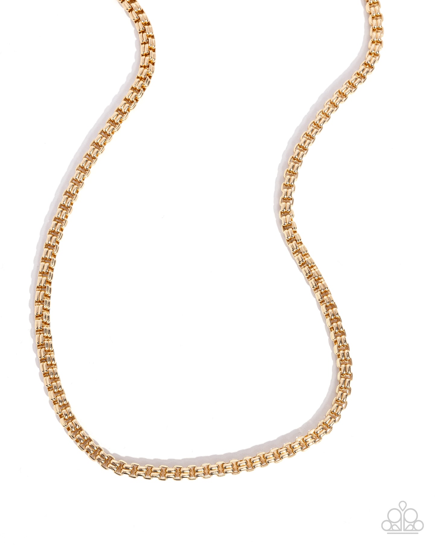 Gold Men's Complete Look - Chain Necklace & Clasp Bracelet - Paparazzi Accessories