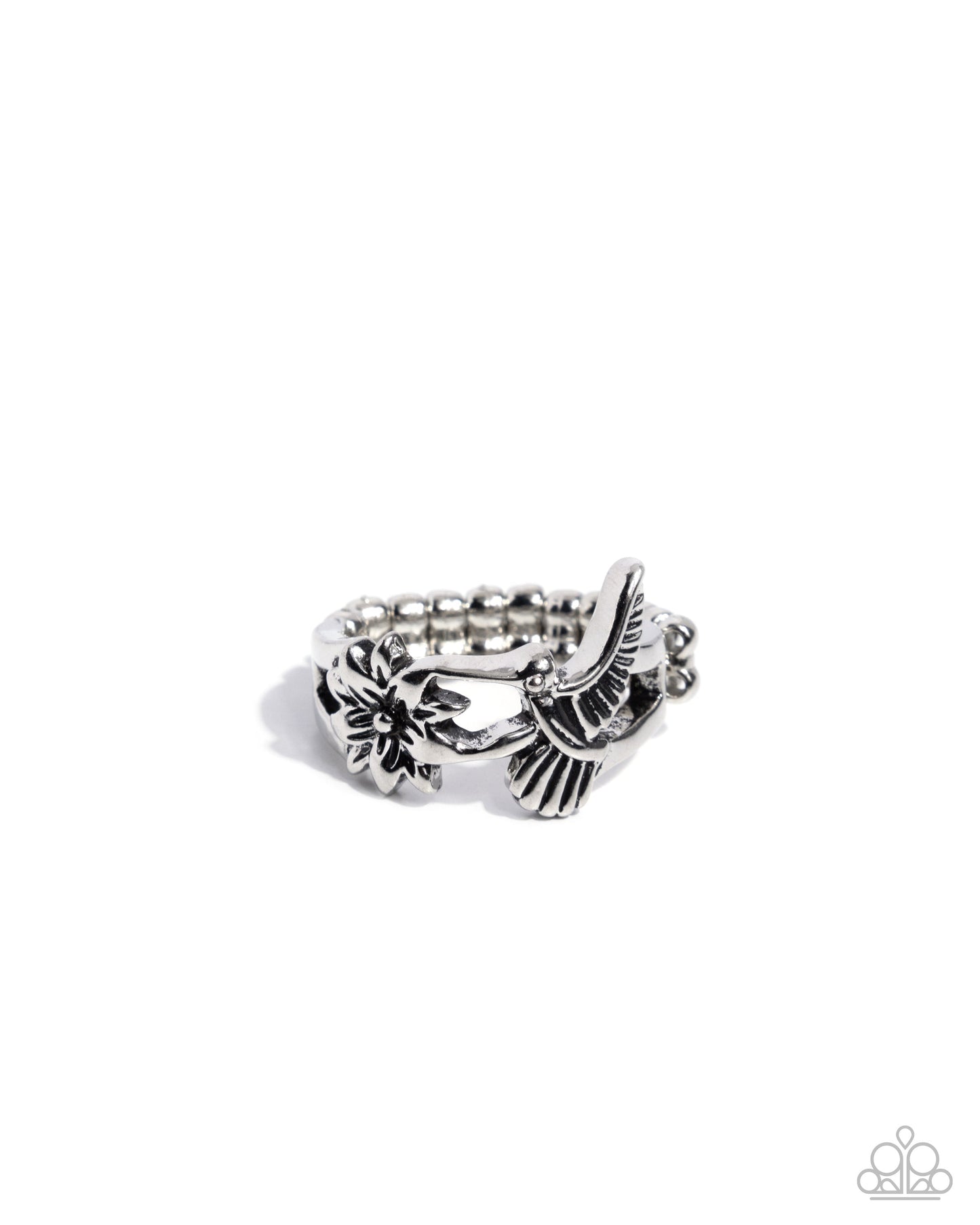 Handcrafted Hummingbird - Silver Ring - Paparazzi Accessories