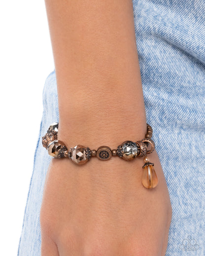 Better Off - Copper Charm Bracelet - Paparazzi Accessories