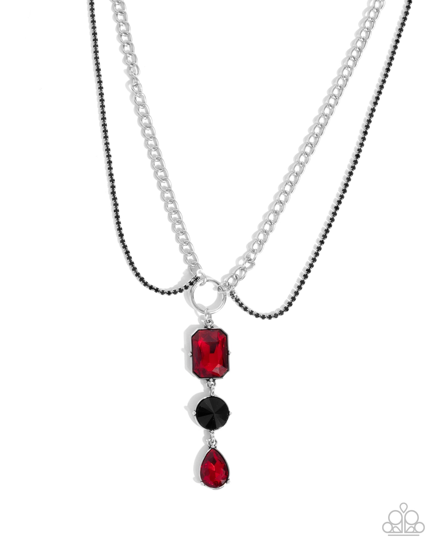 I Like Me Better - Red Gem Necklace - Paparazzi Accessories