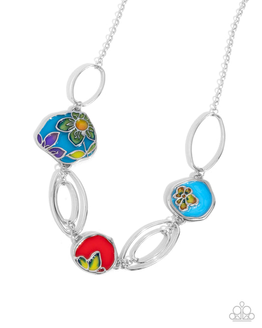 Stained Glass Statement - Necklace