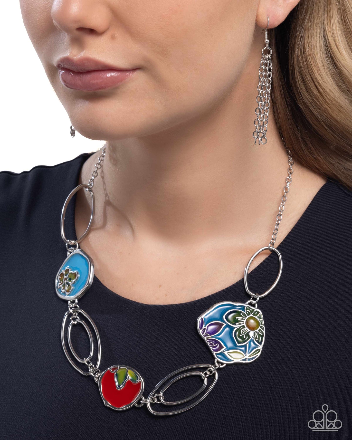 Stained Glass Statement - Necklace
