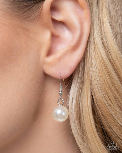 Complete Look - Lacy Blue Bead & White Pearl Necklace & Bracelet - Paparazzi Accessories