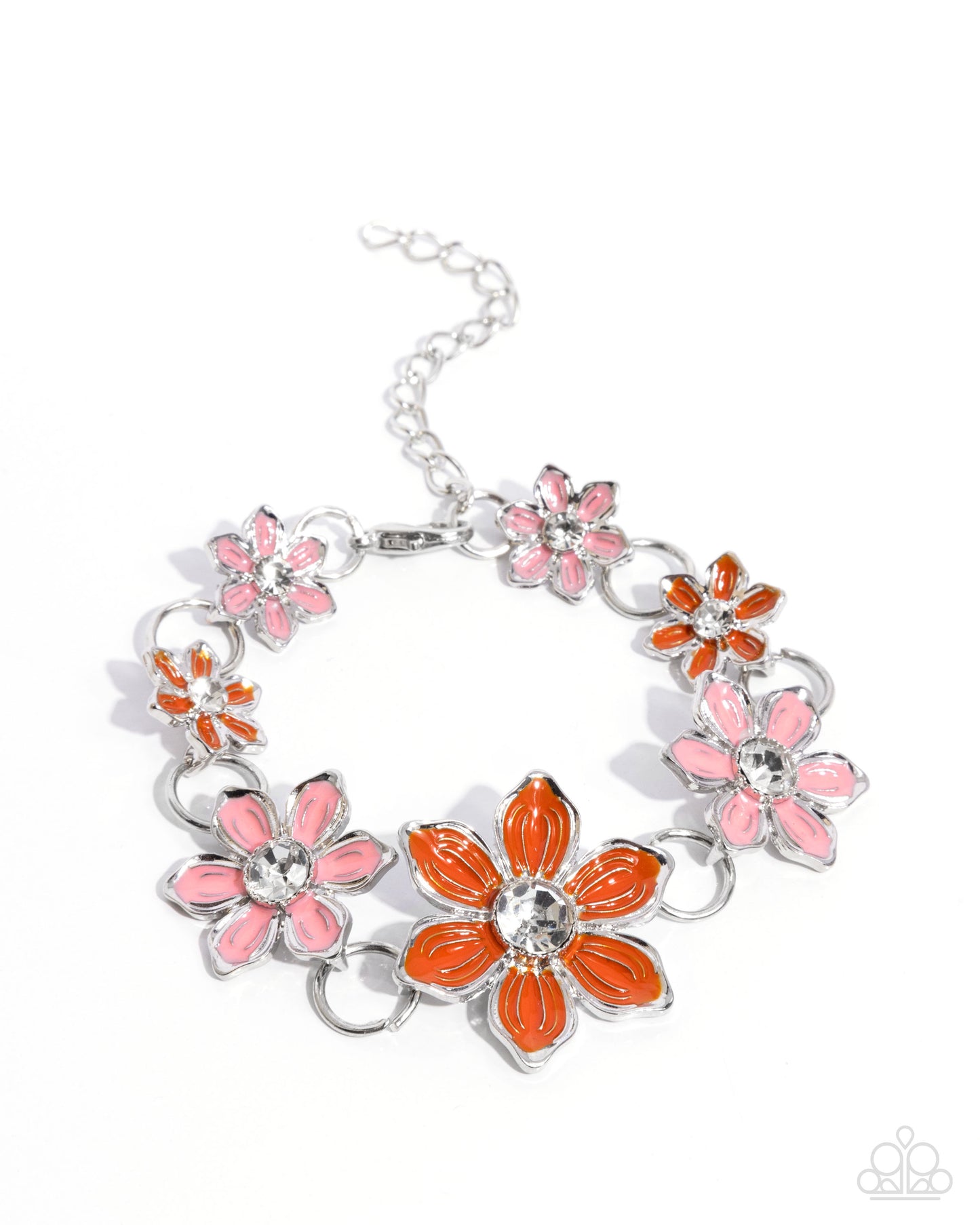 Compatible Class - Complete Look "Compatibly Chic - Orange Necklace", "Compatibly Charming - Orange Bracelet" - Paparazzi Accessories