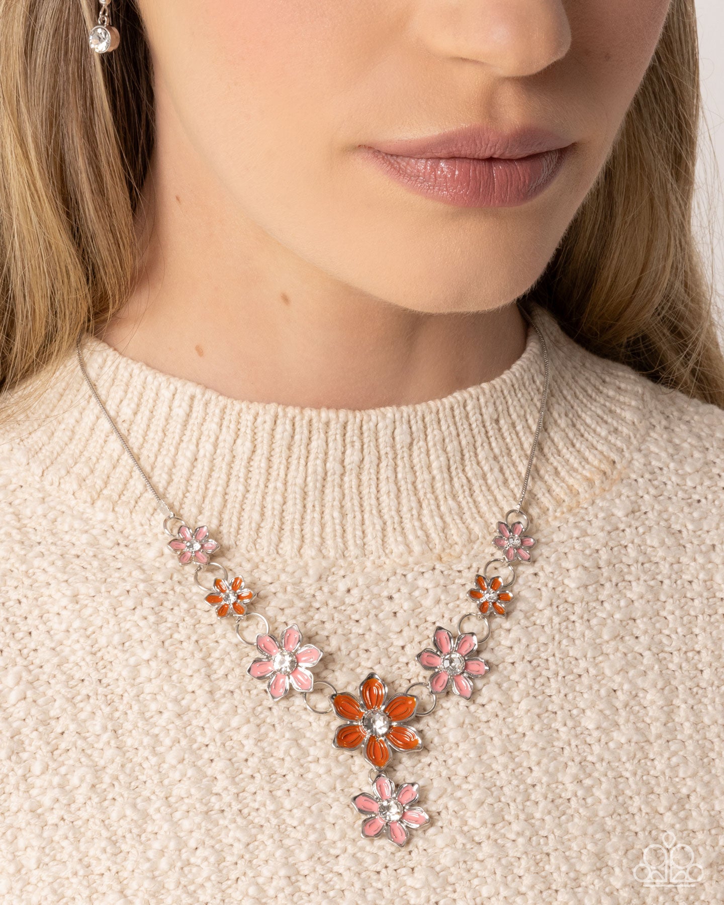 Compatible Class - Complete Look "Compatibly Chic - Orange Necklace", "Compatibly Charming - Orange Bracelet" - Paparazzi Accessories