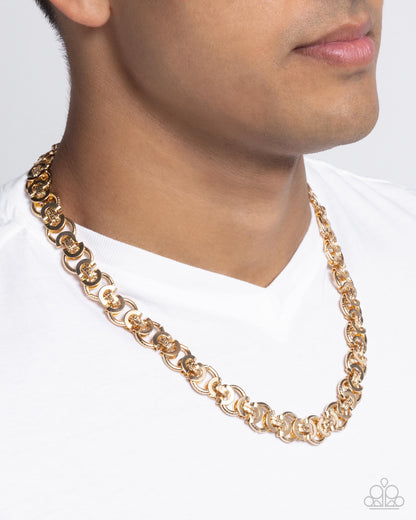 Complete Look - Gold Urban Chain Necklace & Bracelet - Paparazzi Accessories