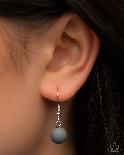 Hematite Hallmark - Complete Look "Hematite Haute - Silver Necklace" and "Hematite Honor - Silver Bracelet" - Paparazzi Accessories