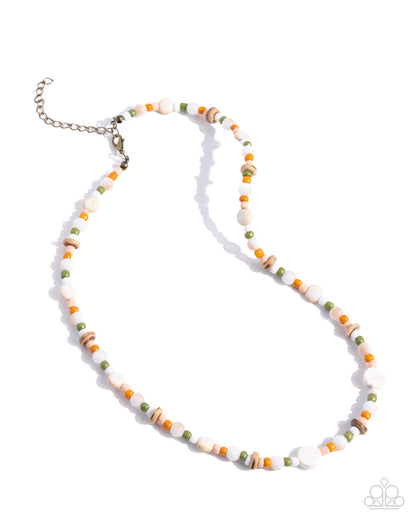 Urban Uniform - Brass Urban Necklace - Paparazzi Accessories