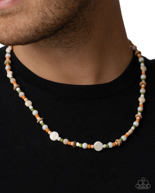 Urban Uniform - Brass Urban Necklace - Paparazzi Accessories