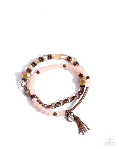 Can You Show Me? - Copper Bracelet - Paparazzi Accessories