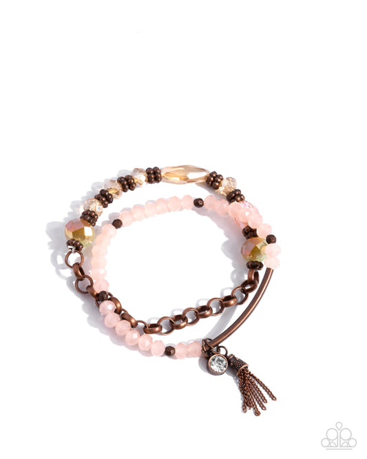 Can You Show Me? - Copper Bracelet - Paparazzi Accessories