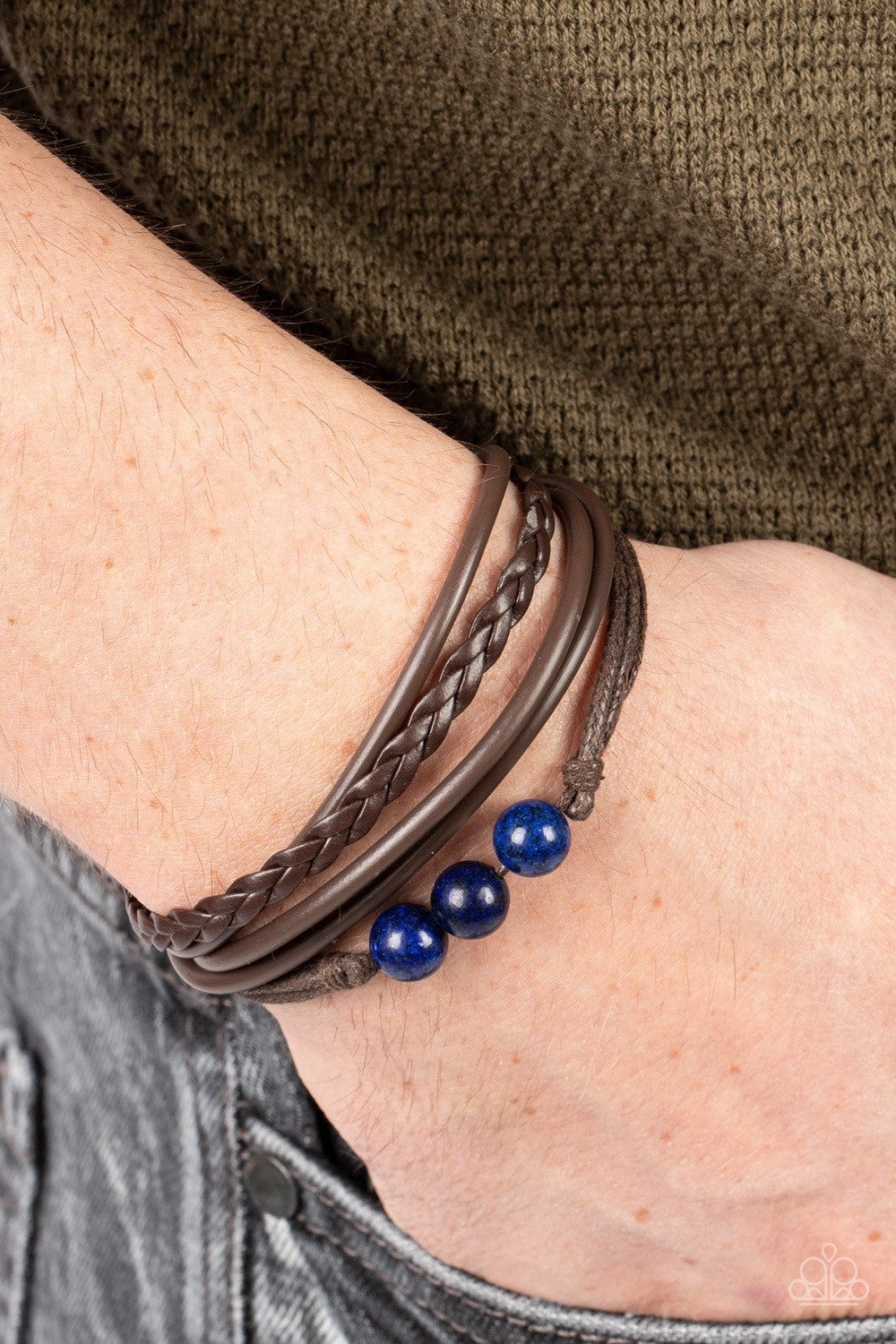 Rest Easy - Blue - Lapis Lazuli Stone Bracelet - Paparazzi Accessories