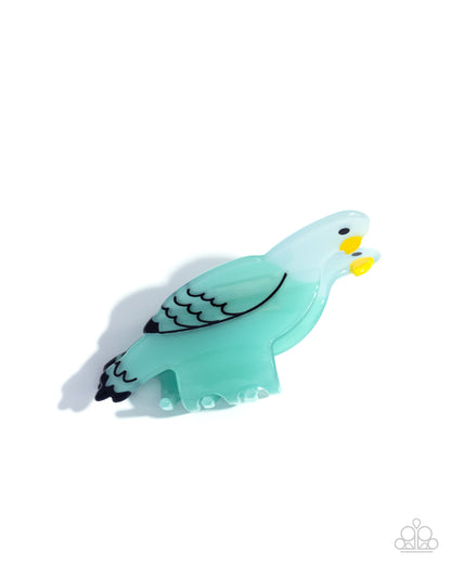 Pigeon Perfection - Multi Acrylic Bird Claw Clip - Paparazzi Accessories