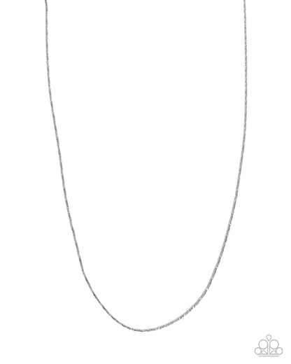 Stainless Sentiment - Silver Stainless Steel Urban Chain Necklace - Paparazzi Accessories