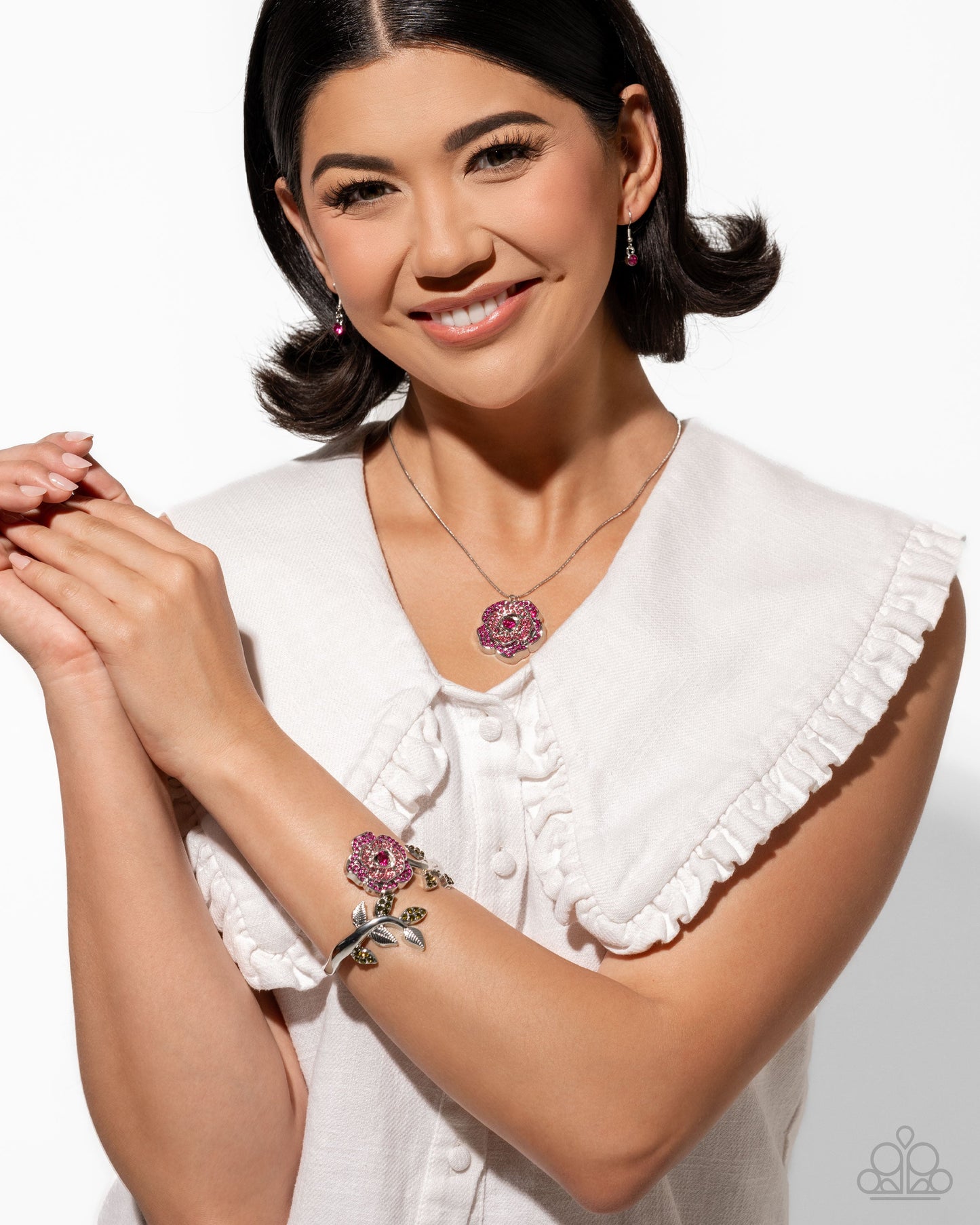 Bewitching Belle - Pink Hinge Bracelet - April 2025 Life of the Party Exclusive