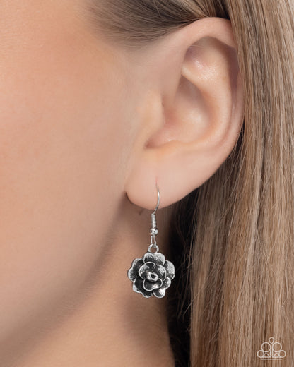 Storyteller Sheen - Silver Charm Necklace - Paparazzi Accessories