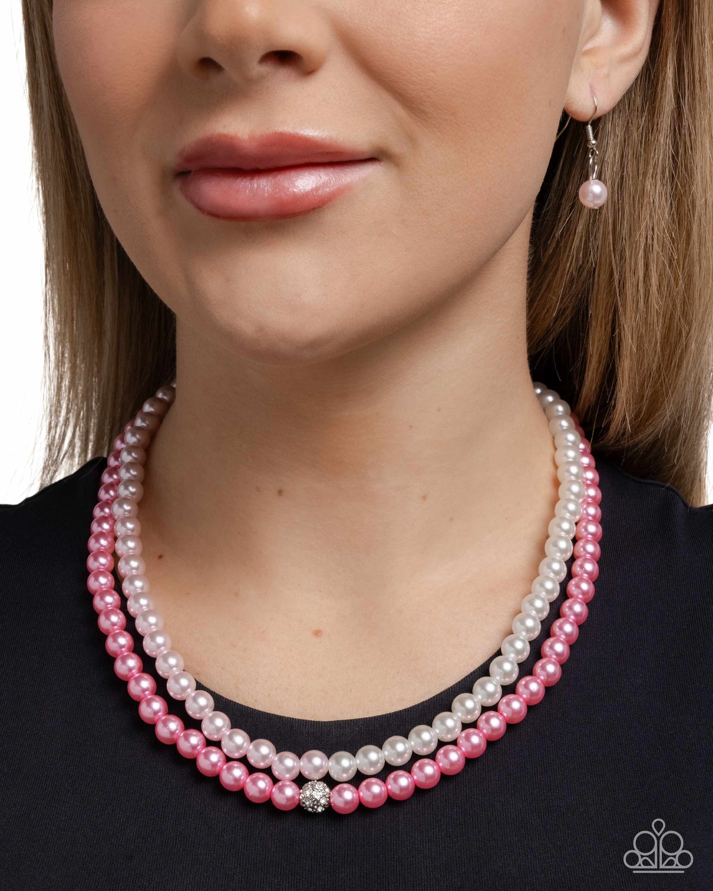 Pearly Paladin - Pink Pearl Necklace - Paparazzi Accessories