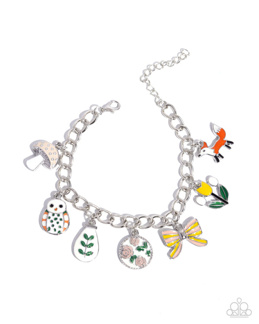 Complex Charms - Yellow Charm Bracelet - Paparazzi Accessories