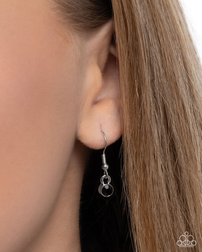 Flashy Fish - Orange Pendant Silver Necklace - Paparazzi Accessories