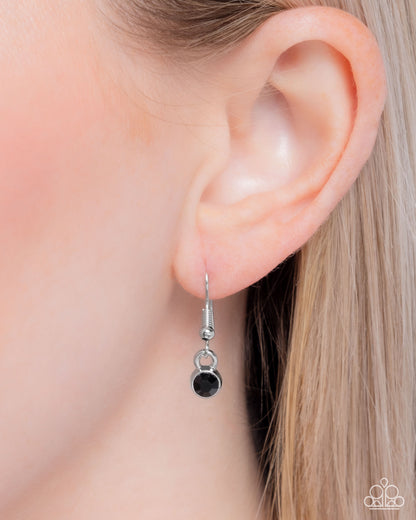 Flashy Fish - Yellow & Blue, Silver Fish Pendant Necklace - Paparazzi Accessories