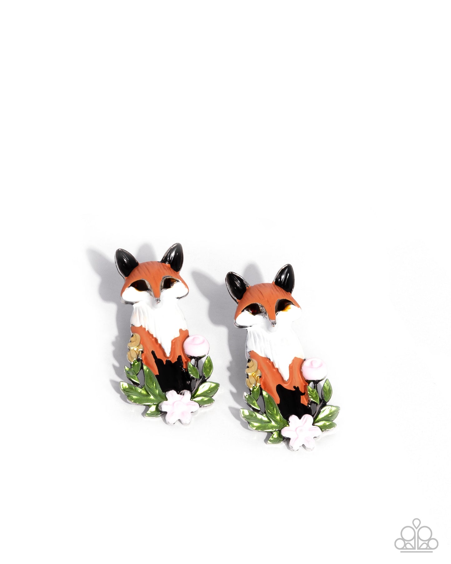 Fox Fanatic - Multi Earrings - Paparazzi Accessories
