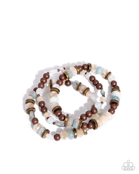 Naturally Noteworthy - Multi Bead Bracelet Stack - Paparazzi Accessor