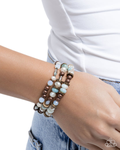 Naturally Noteworthy - Multi Bead Bracelet Stack - Paparazzi Accessor