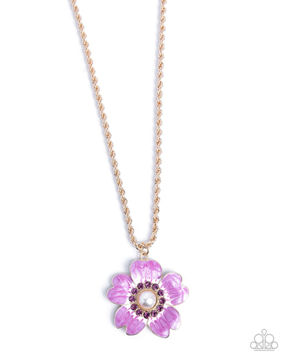 Perennial Pendant - Purple
