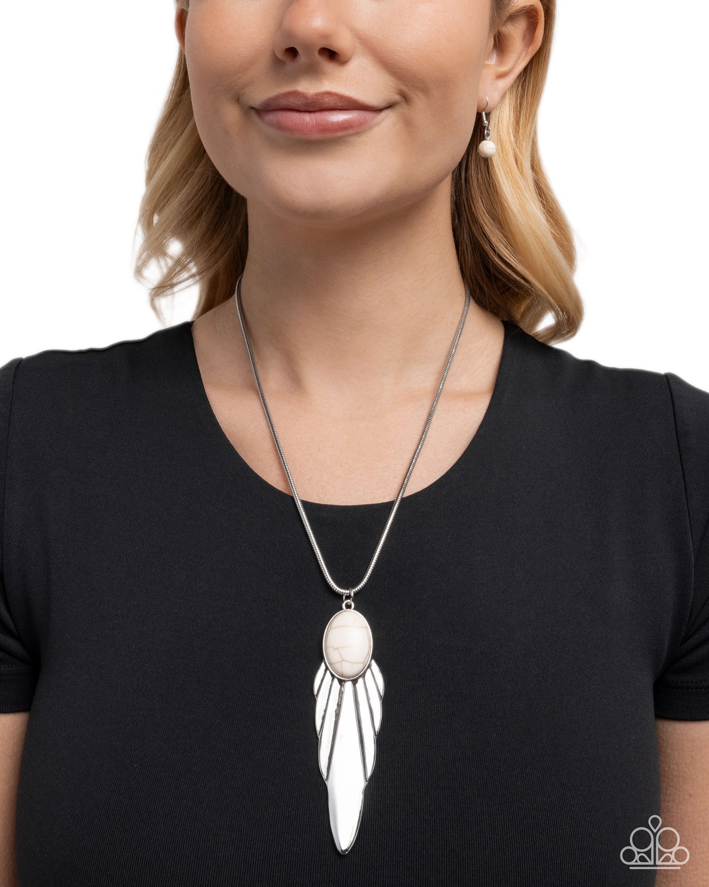Prized Pendant - White