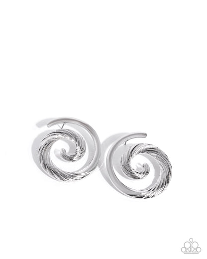 Spiral Silhouette - Silver