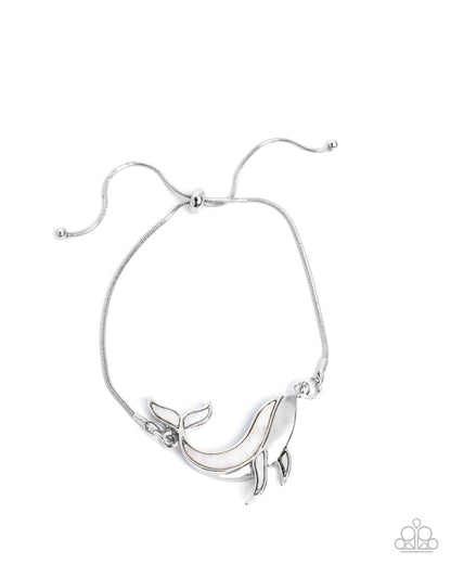 Whimsical Whale - Silver