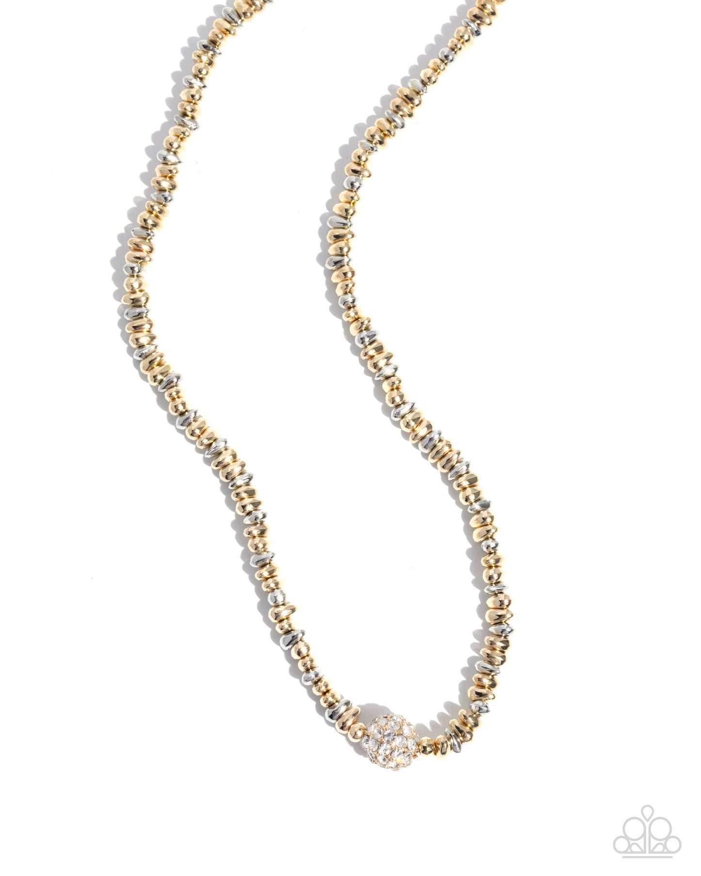 Bossy Bling - Gold and Silver Necklace - Paparazzi Accessories