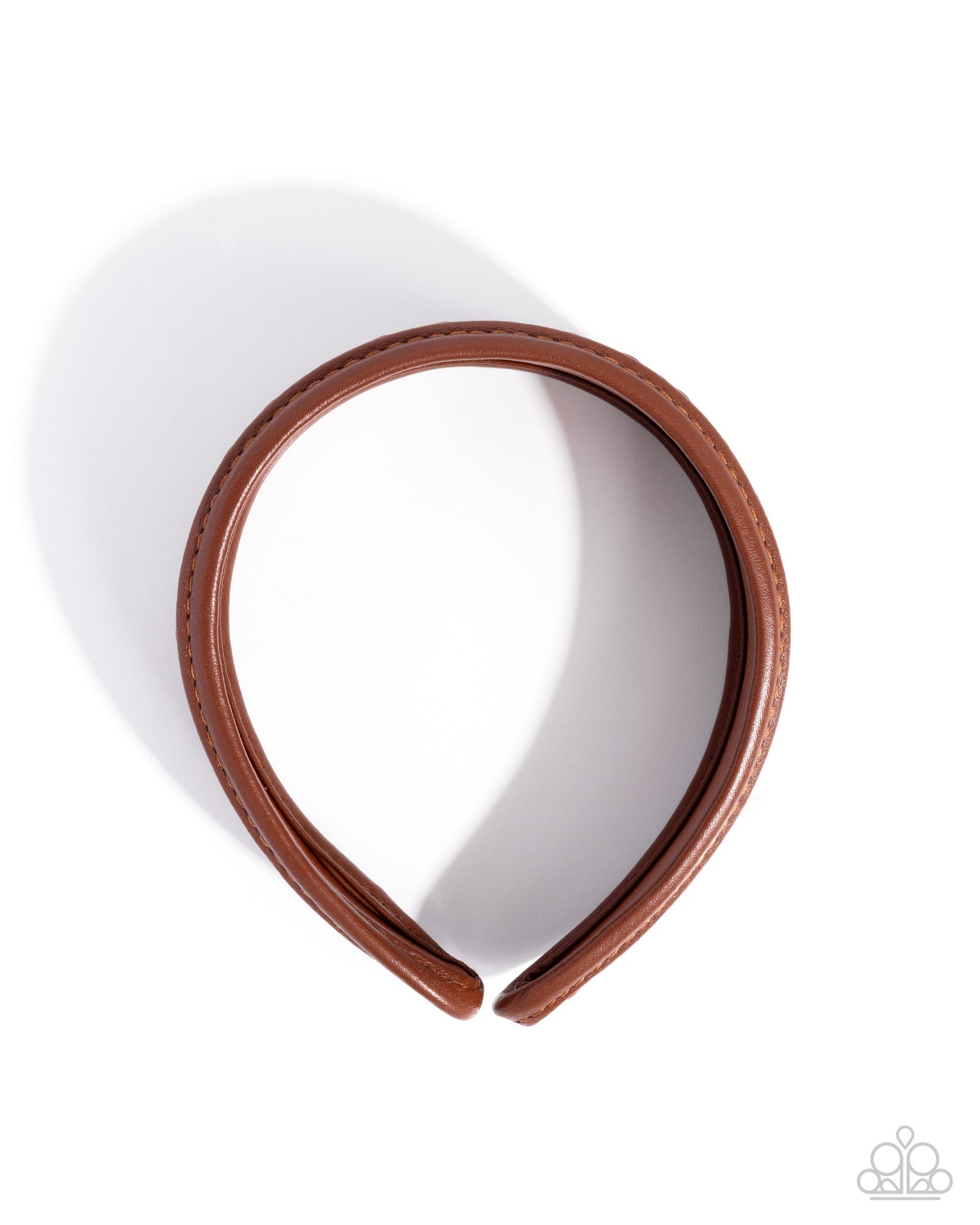 Woven Wellness - Brown Leather Headband - Paparazzi Accessories