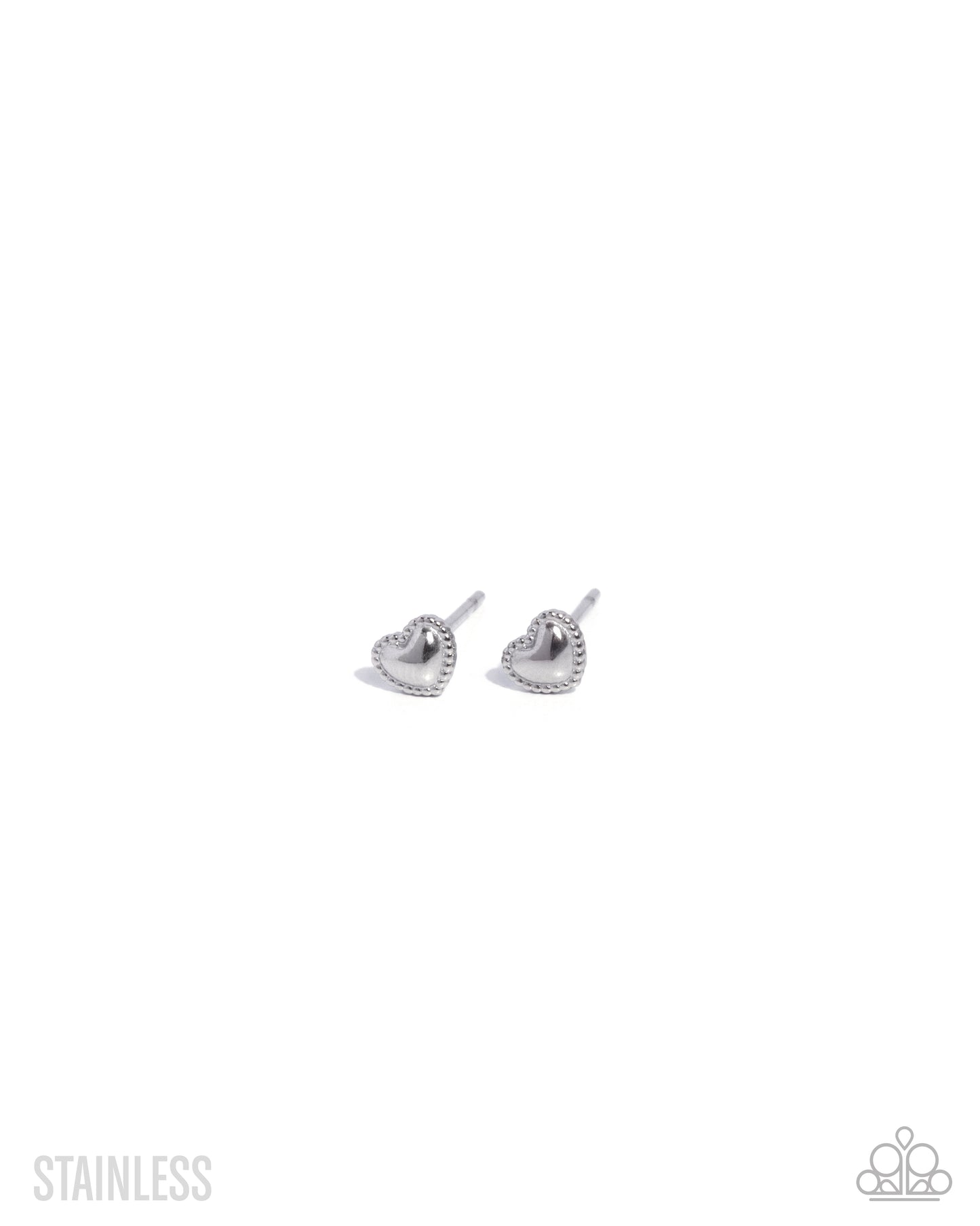 Will You Stay? - Silver - Stainless Steel Post Back Earrings - Paparazzi Accessories