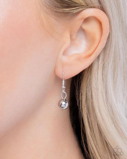 Western Wish - Black Cord, Silver Horseshoe Bolo Necklace - Paparazzi Accessories