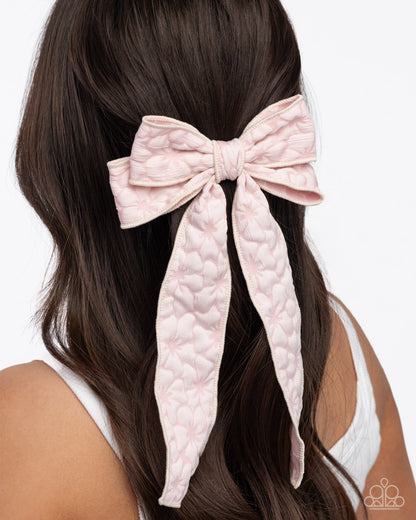 Good to BOW - Pink Hair Bow - Paparazzi Accessories