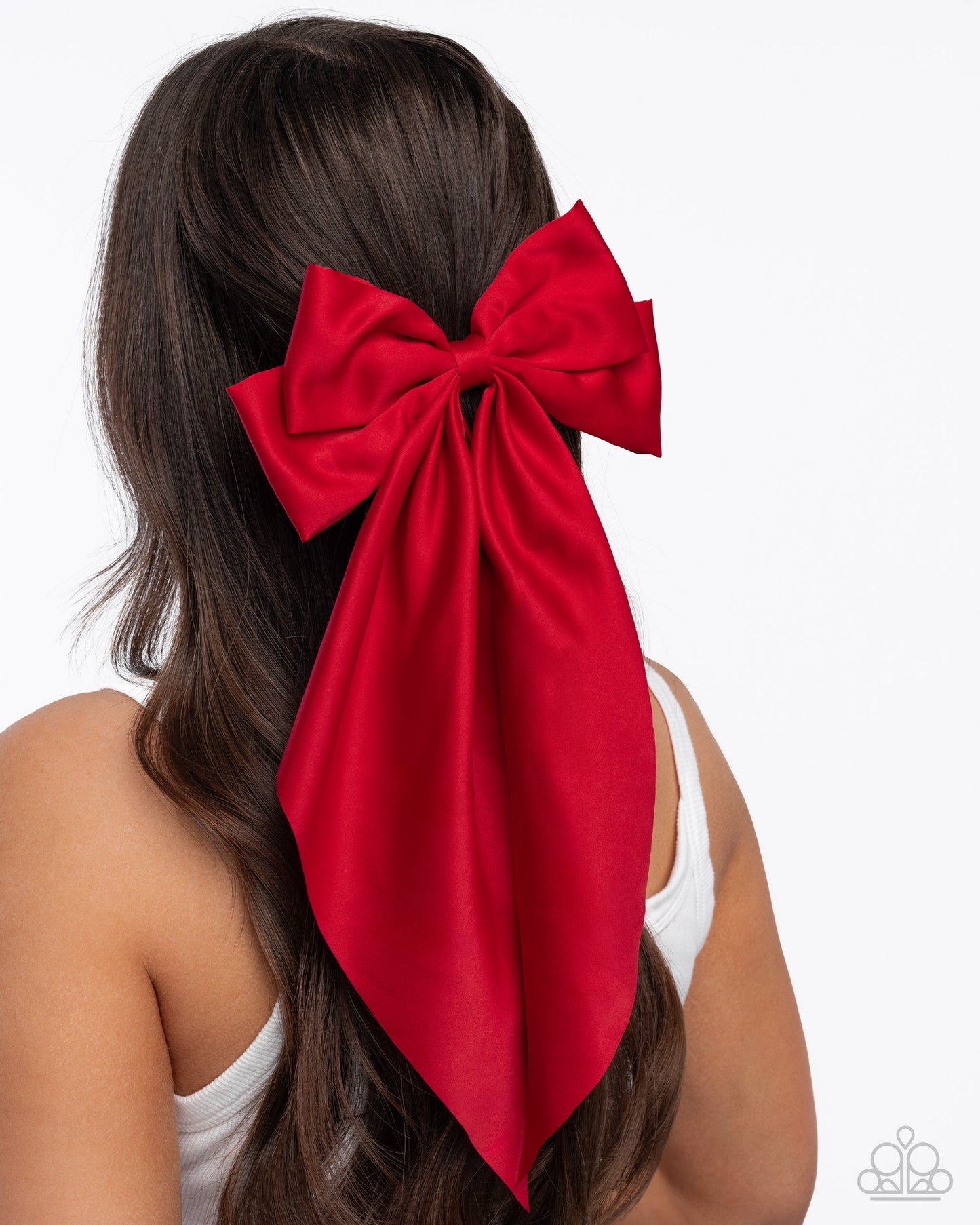Have A BOW At It - Red Satin Hair Clip - Paparazzi Accessories