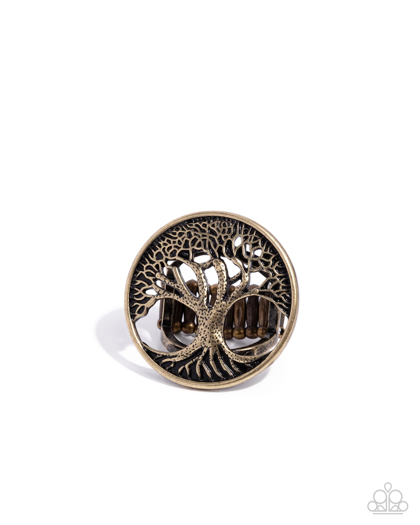 Wait and TREE - Brass Tree of Life Ring - Paparazzi Accessories