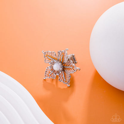 FLORAL Family - Orange Ring - Paparazzi Accessories