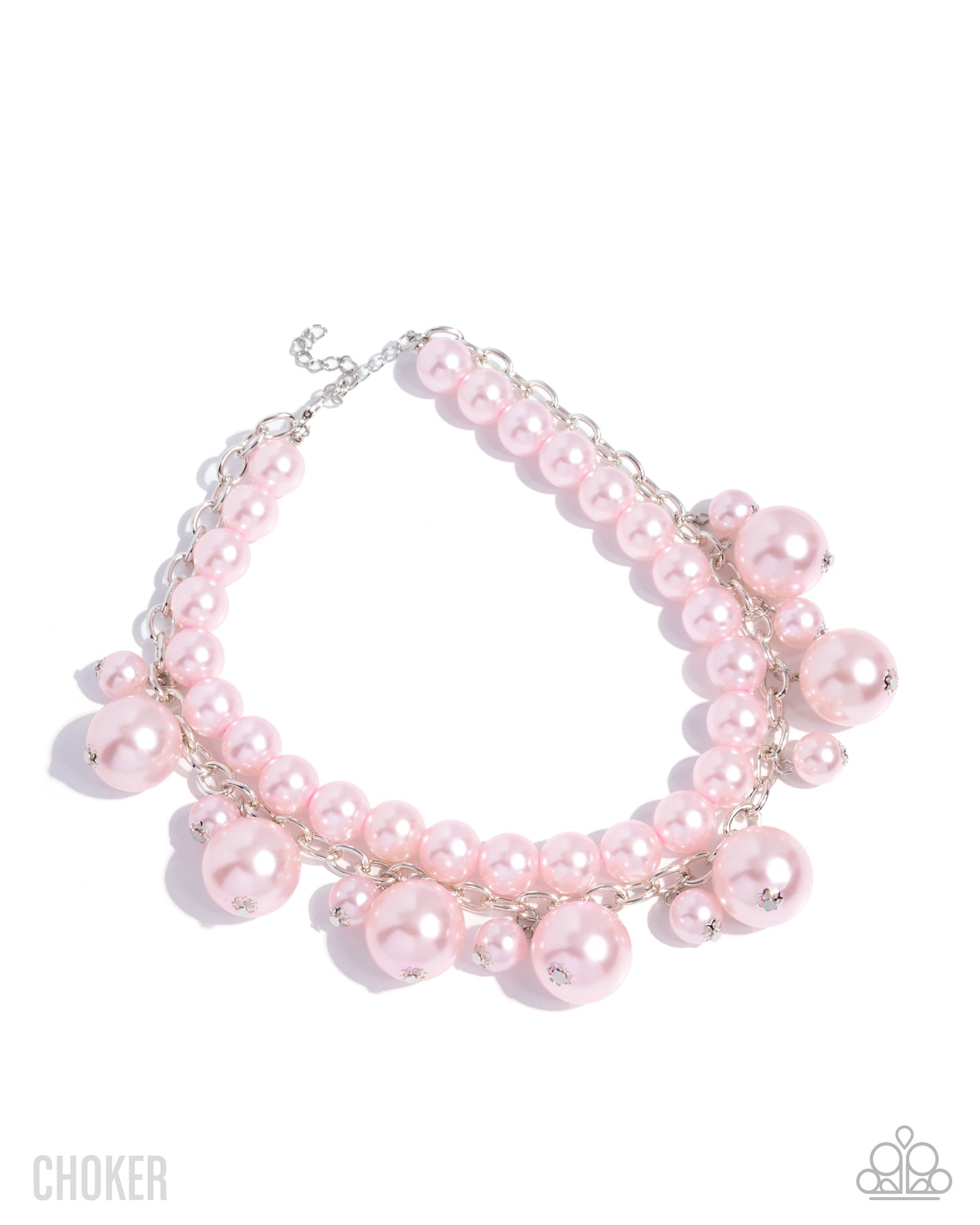Sophisticated to the Max - Pink Pearl Stacked Necklace - Paparazzi Accessories
