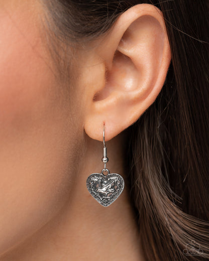 Sparrow Social - Multi Mixed Metal Pendant Necklace - Paparazzi Accessories