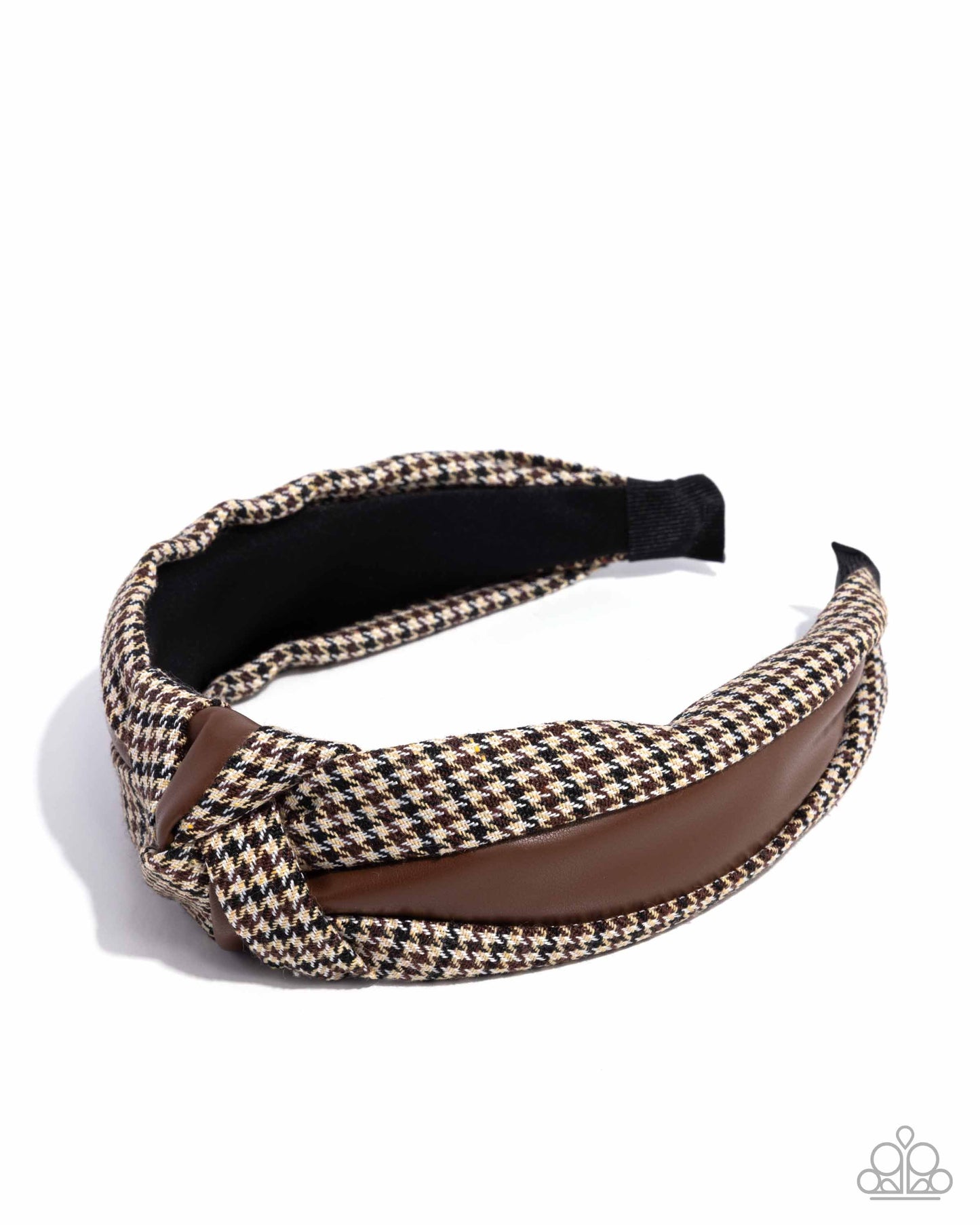 Houndstooth Haute - Brown