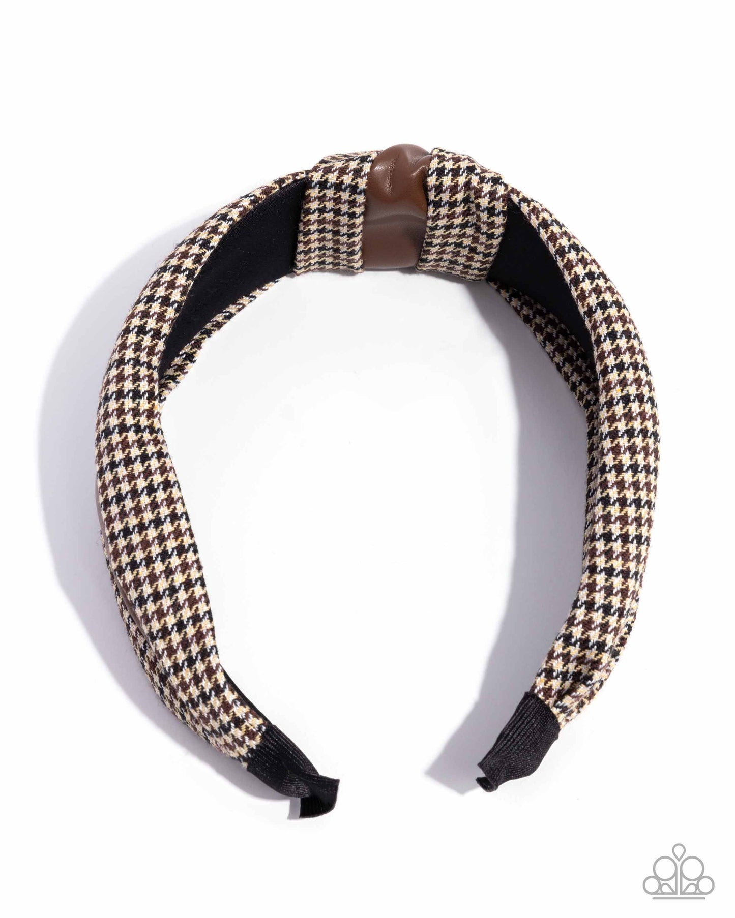 Houndstooth Haute - Brown