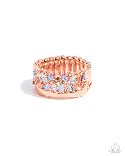 Crowning Chic - Copper Ring - Paparazzi Accessories